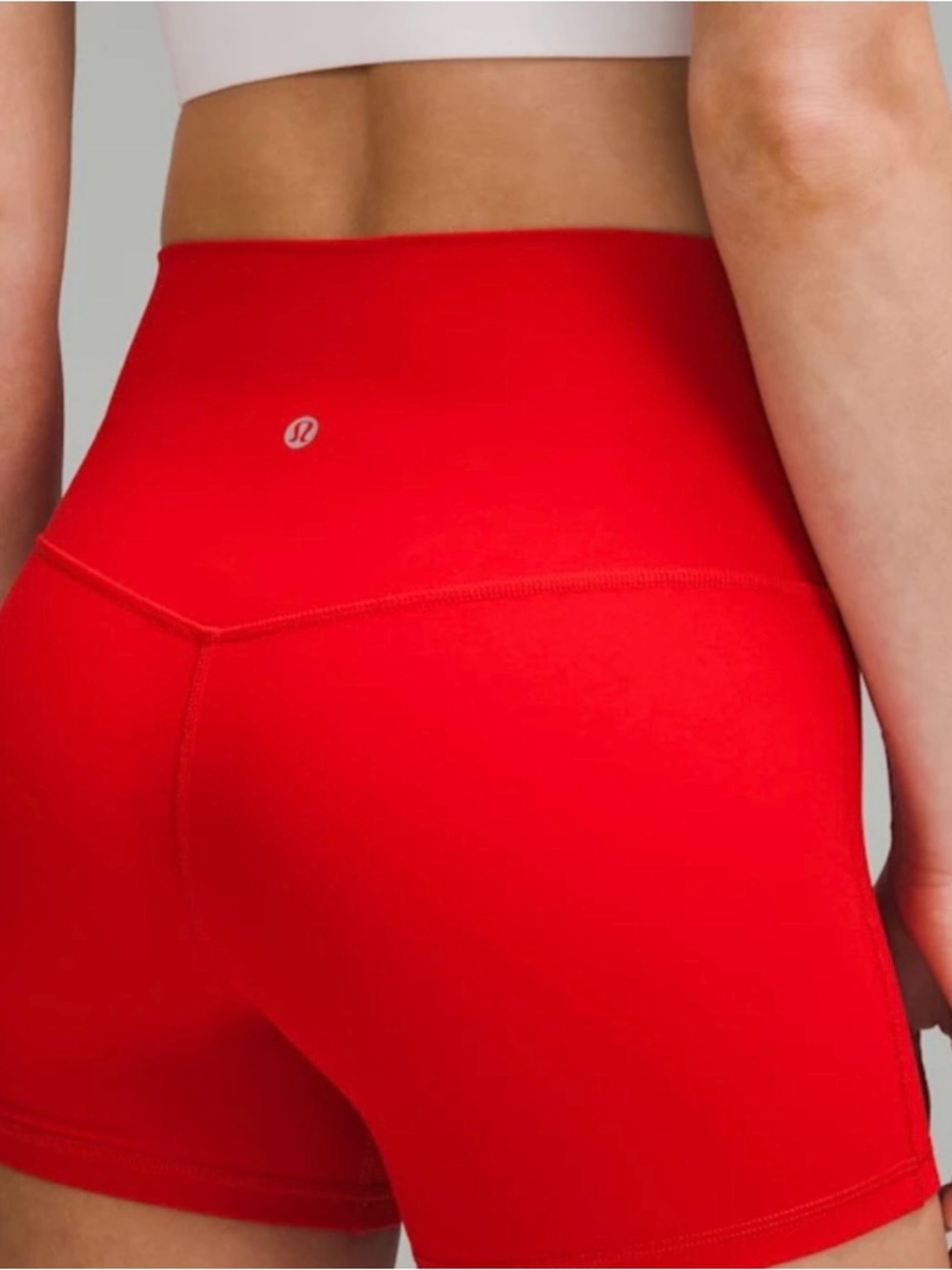 Lululemon Align 4” inseam Size 14 Biker Shorts Dark Red